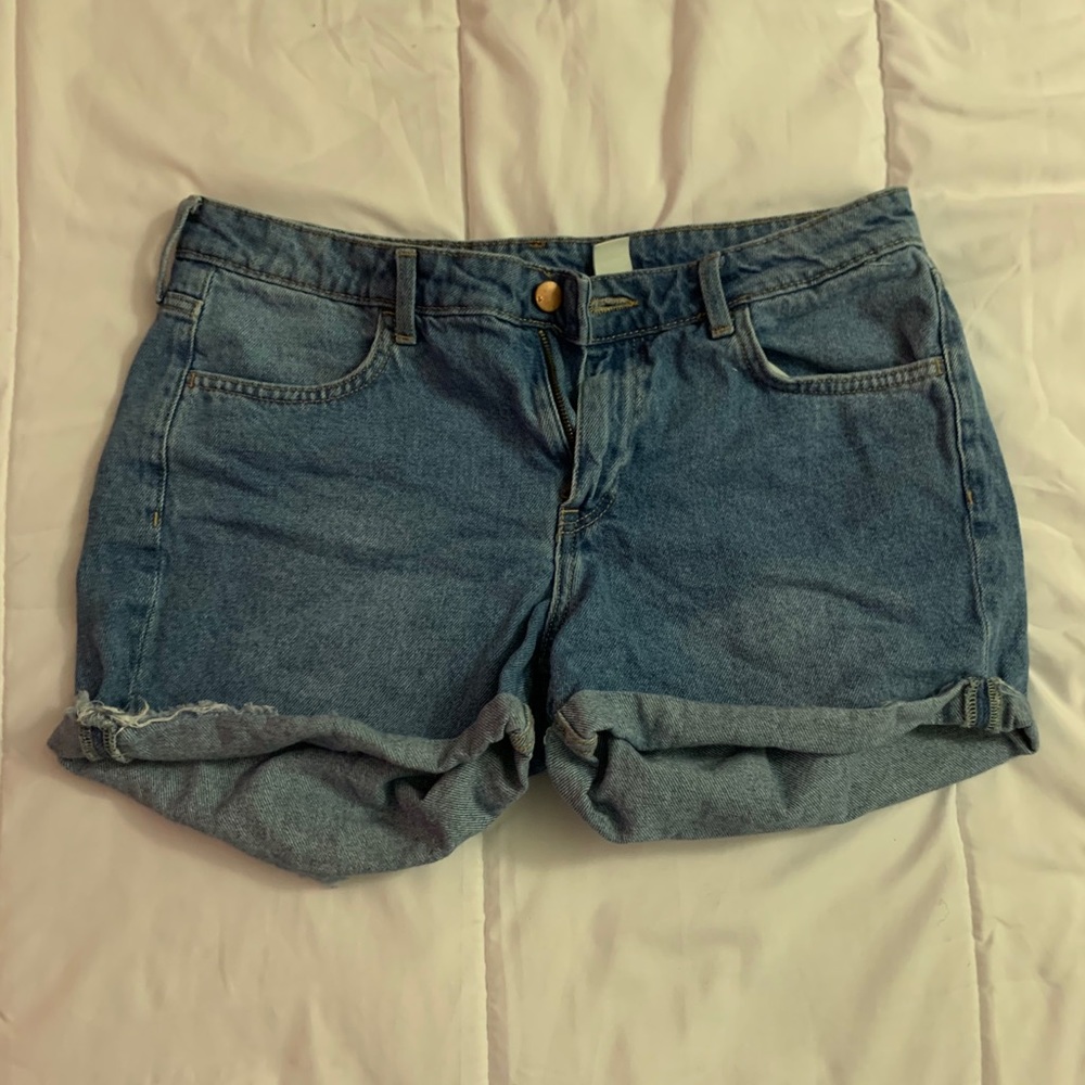 Denim shorts